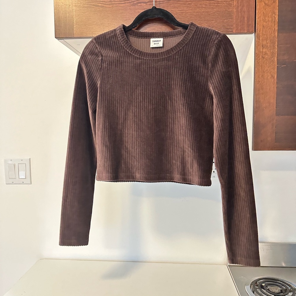Aritzia courdroy long sleeve